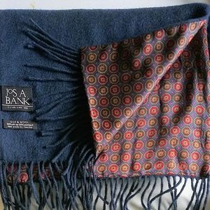 Men's Wool and Silk Scarf